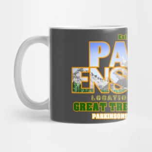 Park Ensons (Parkinsons) Est. 1817 Location Of The Great Tremor Of 1817 Mug